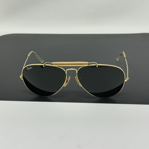 Ray Ban Bausch & Lomb Large 62-12 Aviator Vintage B+L Sunglasses w/Case US Made - Picture 1 of 10